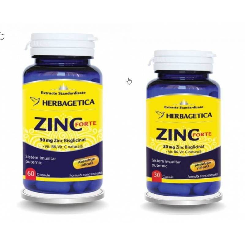 Zinc Forte 30mg, Herbagetica