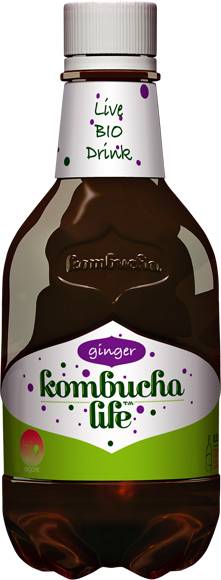 Kombucha life cu ghimbir ECO-BIO 330ml - KOMBUCHA LIFE