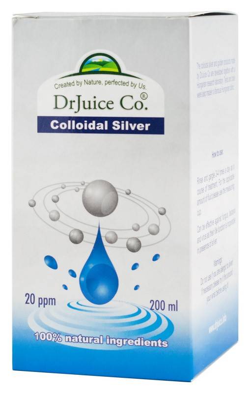 Argint Coloidal 200ml, DrJuice - 2 | YEO