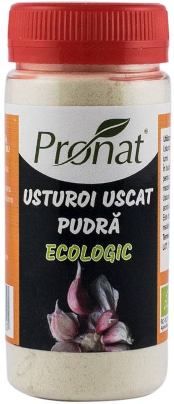 Usturoi uscat pudra, eco-bio, 60g - Pronat