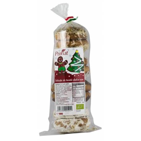 Selectie de turta dulce din spelta, ECO-BIO, 180 g, Pronat