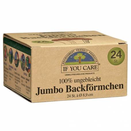 Forme de copt pentru briose, Jumbo, 24 buc. IF YOU CARE