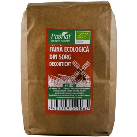 Faina din sorg decorticat, eco-bio, 1 kg, Pronat