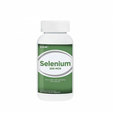 Seleniu, 200 Mcg, 100 Tablete - GNC