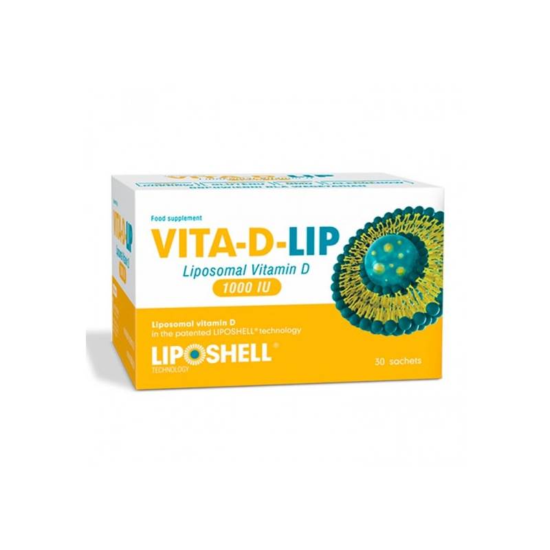 Vitamina D Lipozomala, 1000 UI, 30 Plicuri - ASCOLIP - LIPOSHELL