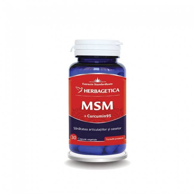 Msm + curcumin - HERBAGETICA 120 capsule