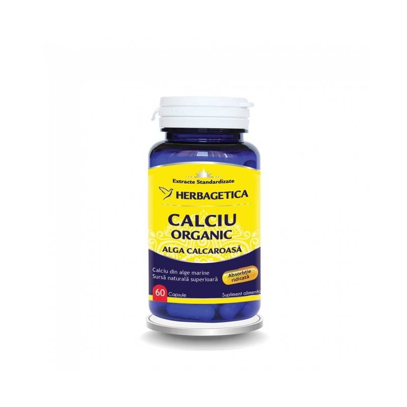 Calciu organic - Alga calcaroasa - Herbagetica