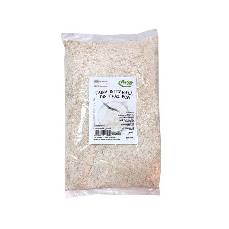 Faina integrala de ovaz, eco-bio, 500g - Everbio