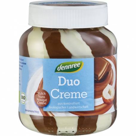 Crema de ciocolata cu alune si lapte, eco-bio, 400g - Dennree