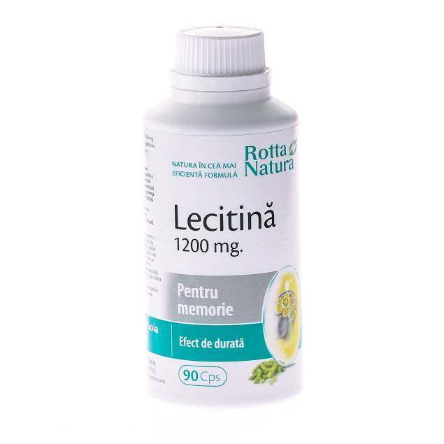 Lecitina 1200mg 90cps - Rotta Natura