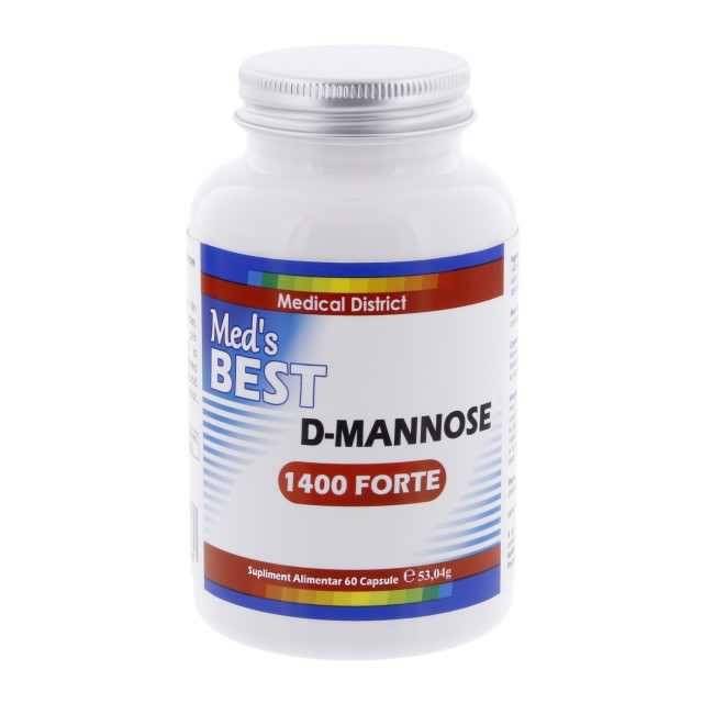 D-Mannose, 1400mg, 60cps - Med\'s Best