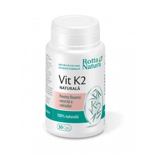 Vitamina K2 naturala 30cps - Rotta Natura