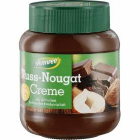 Crema nuss-nougat, eco-bio, 400g - Dennree