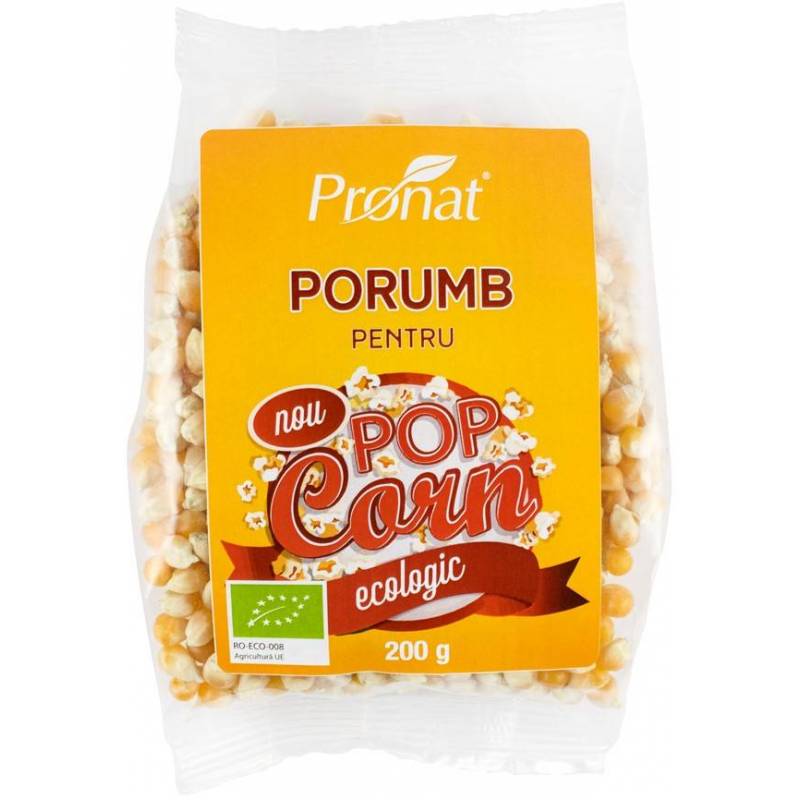 Porumb Pentru Popcorn, Eco-bio, 200g - PRONAT