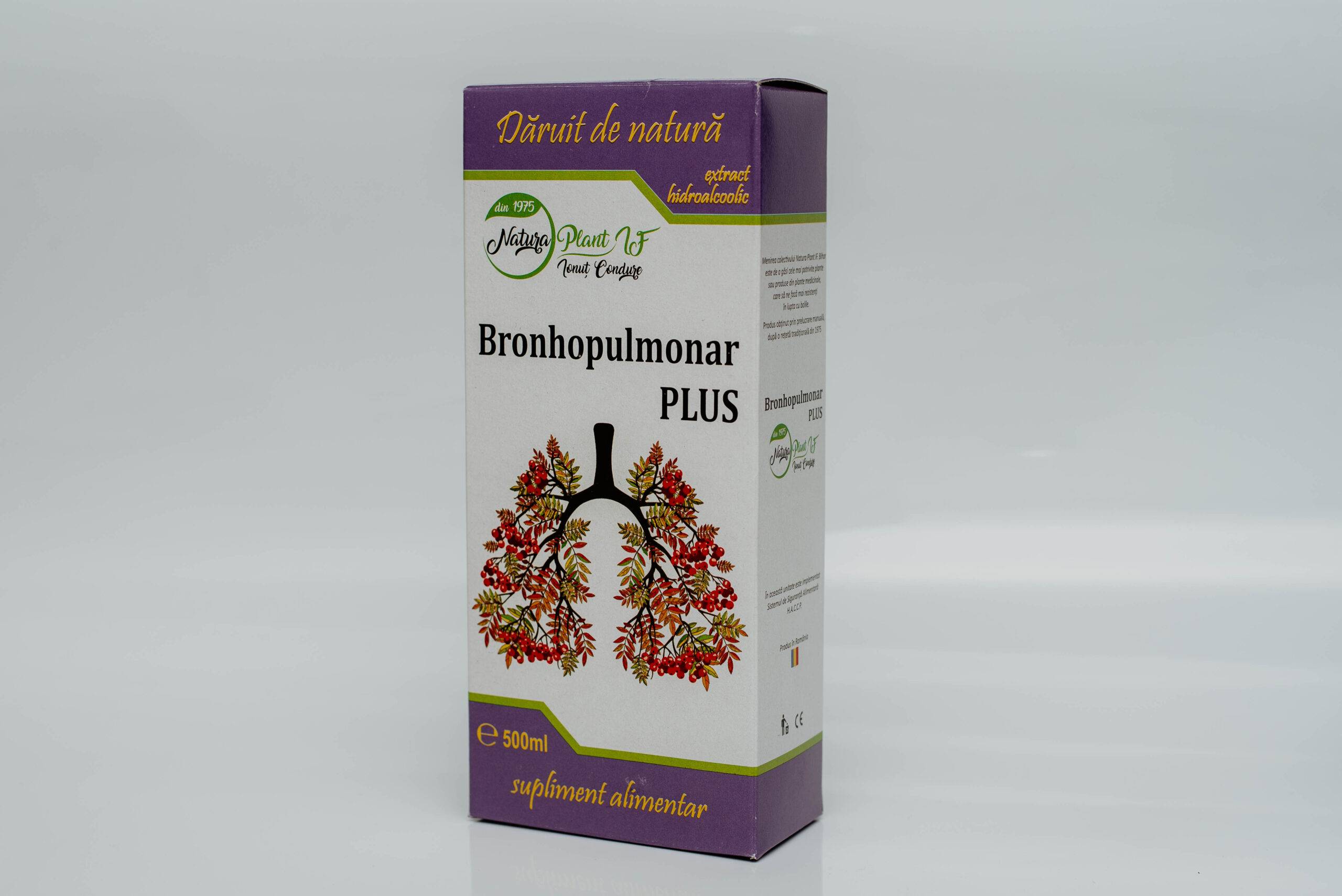 Extract bronhopulmonar plus, 500ml – Natura Plant Poieni