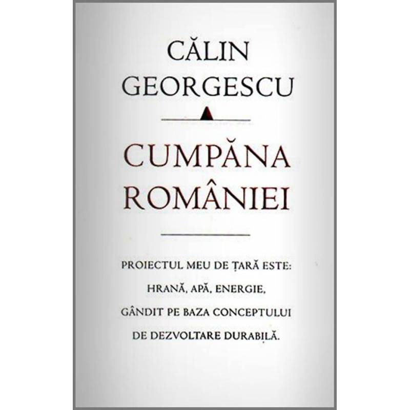 Cumpana Romaniei Calin Georgescu Pdf