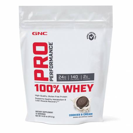 Proteina Din Zer, Cu Aroma De Biscuiti Si Crema, Pro Performance 411.6g - GNC