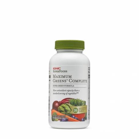 Superfoods Maximum Greens Complete 90 Tablete - GNC