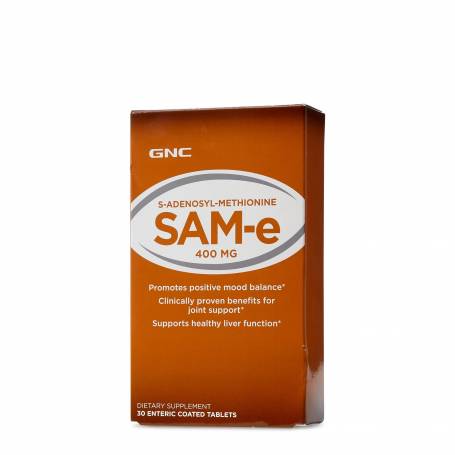 Sam-e 400 Mg, S-adenozil-metionina 30 Tablete - GNC