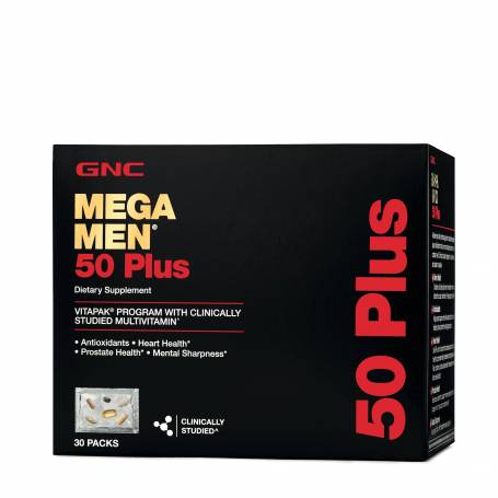 Program Complex De Multivitamine Pentru Barbati 50 Plus, 30 Pachetele - GNC