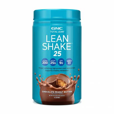 Shake Proteic Cu Aroma De Ciocolata Si Unt De Arahide, Total Lean Shake 832g - GNC