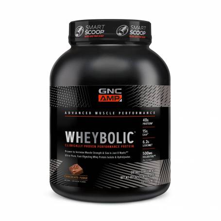 Proteina Din Zer Cu Aroma De Ciocolata, Amp Wheybolic 1362.5g - GNC