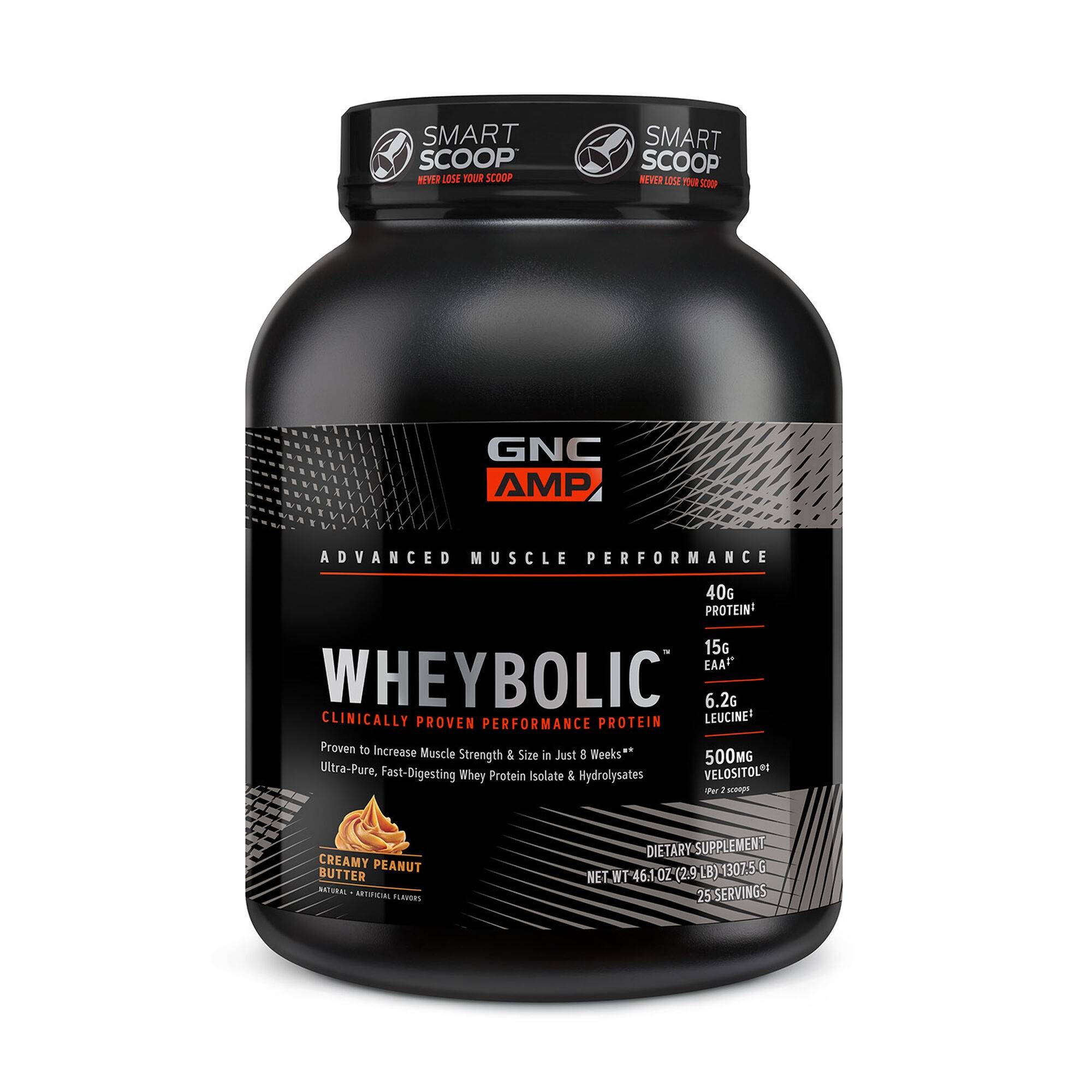 Proteina Din Zer Cu Aroma De Unt De Arahide, Wheybolic 1307.5g - GNC