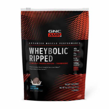 Proteina Din Zer Cu Aroma De Biscuiti Cu Crema, Wheybolic Ripped 472.5g - GNC