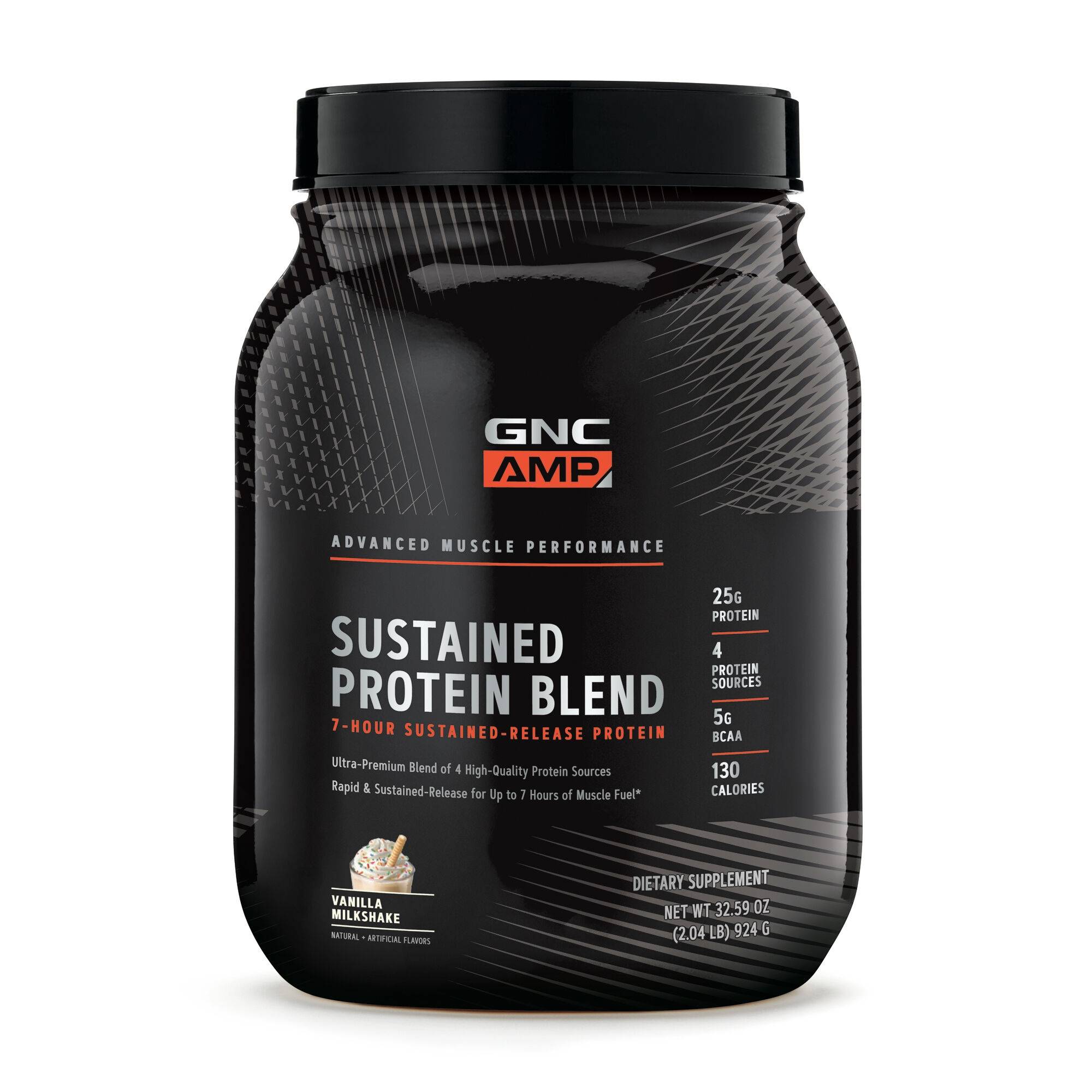 Amestec Proteic Cu Aroma De Milkshake De Vanilie, Sustained Protein Blend 924g - GNC