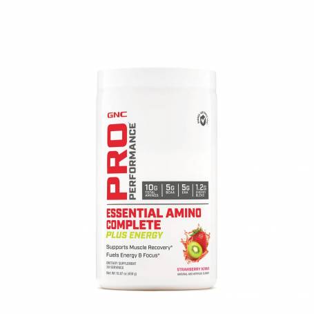 Aminoacizi Cu Aroma De Capsuni Si Kiwi, Essential Amino Complete Plus Energy 450g - GNC