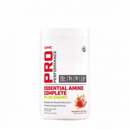 Aminoacizi Cu Aroma De Ceai De Zmeura, Essential Amino Complete Plus Energy 450g - GNC