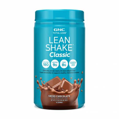 Shake Proteic Cu Aroma De Ciocolata Elvetiana, Total Lean Shake Classic 768g - GNC