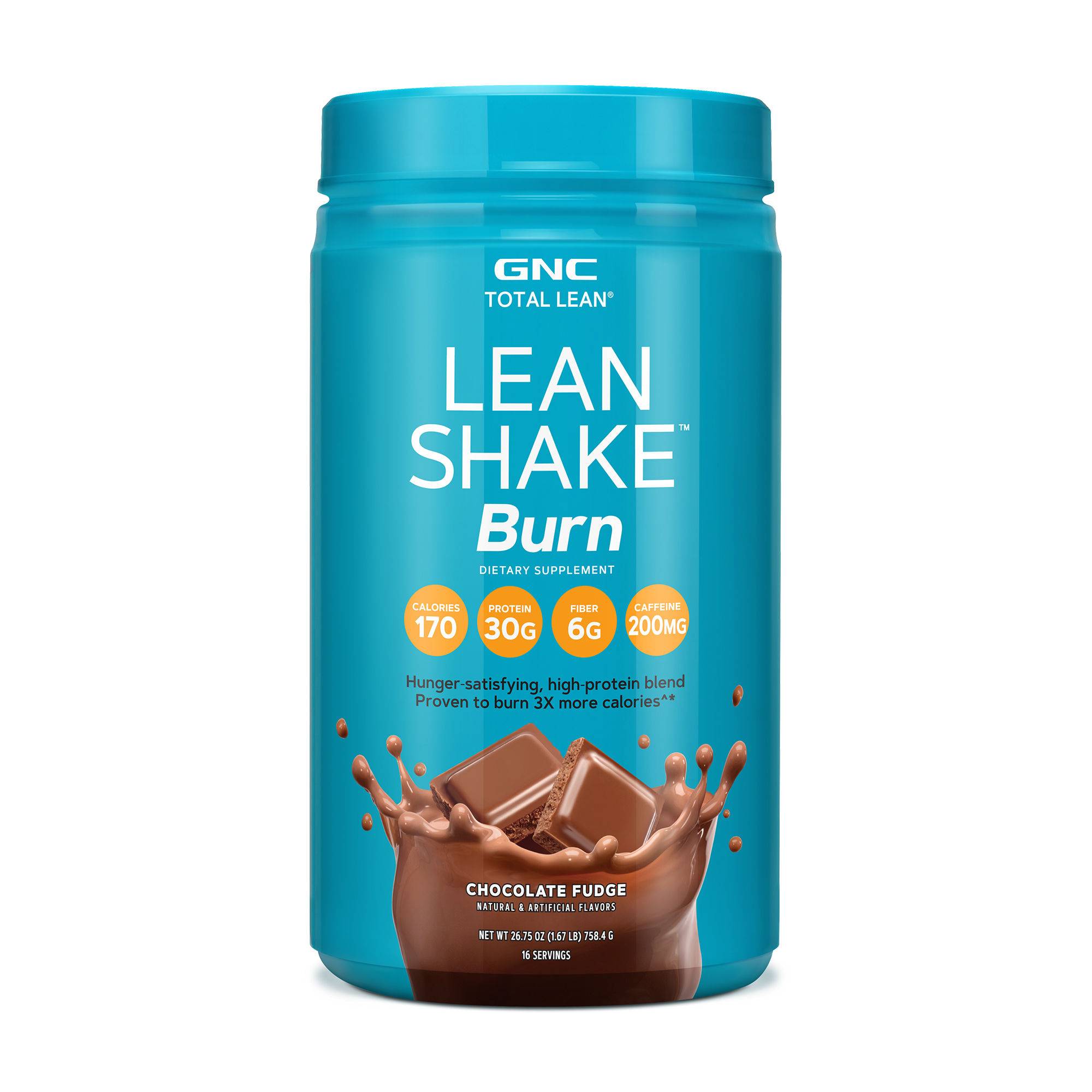 Shake Proteic Cu Aroma De Ciocolata, Total Lean Shake Burn 758.4g - GNC