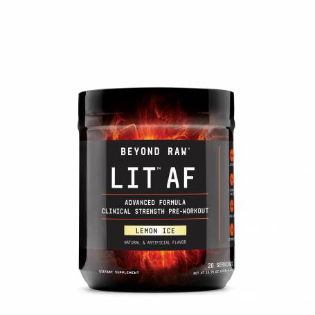 Beyond Raw® LIT AF™, Formula Pre-Workout, Aroma de Lamaie, 446.4g - GNC