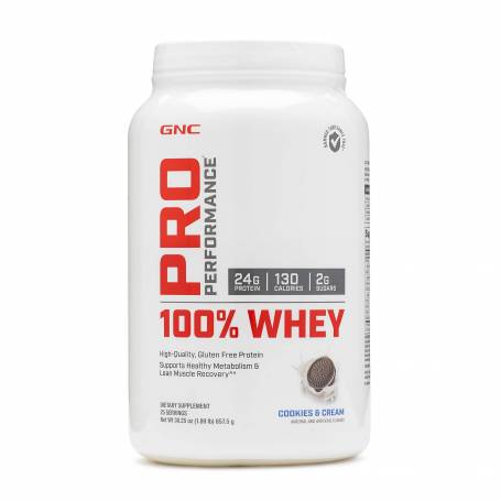 Pro Performance® 100% Proteina din Zer cu Aroma de Biscuiti si Crema, 857.5g - GNC