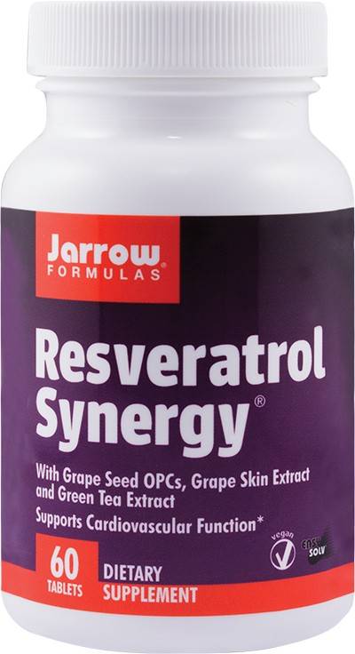 Resveratrol Synergy 60tb - Jarrow Formulas - Secom