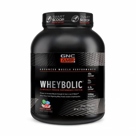 AMP Wheybolic™ Proteina din Zer cu Aroma de Cereale cu Fructe, 1300g - GNC