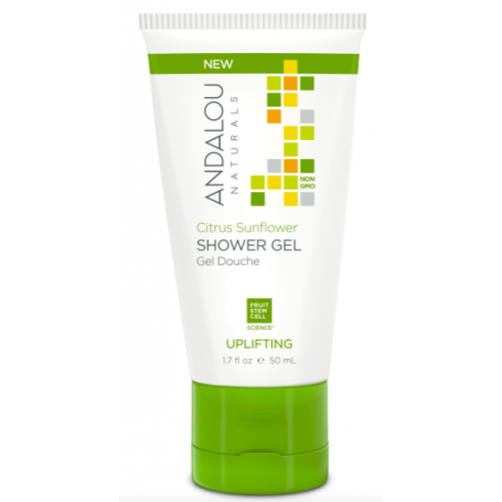 Gel de dus, Citrus Sunflower Uplifting Shower Gel, 50ml - Secom - Andalou