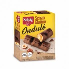 Ondule - Batoane cu crema de alune, fara gluten, 90 g, Schar