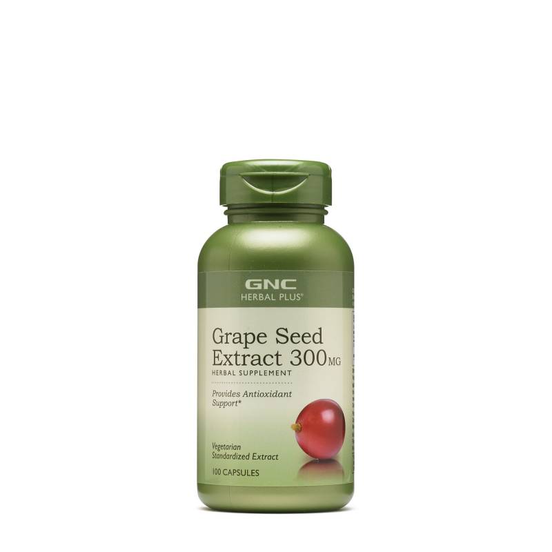 Herbal plus grape seed 300 mg, extract din seminte de struguri,