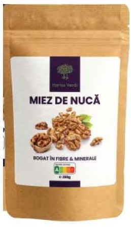 Miez de nuca jumatati si sferturi - Hortus Verdi 500g