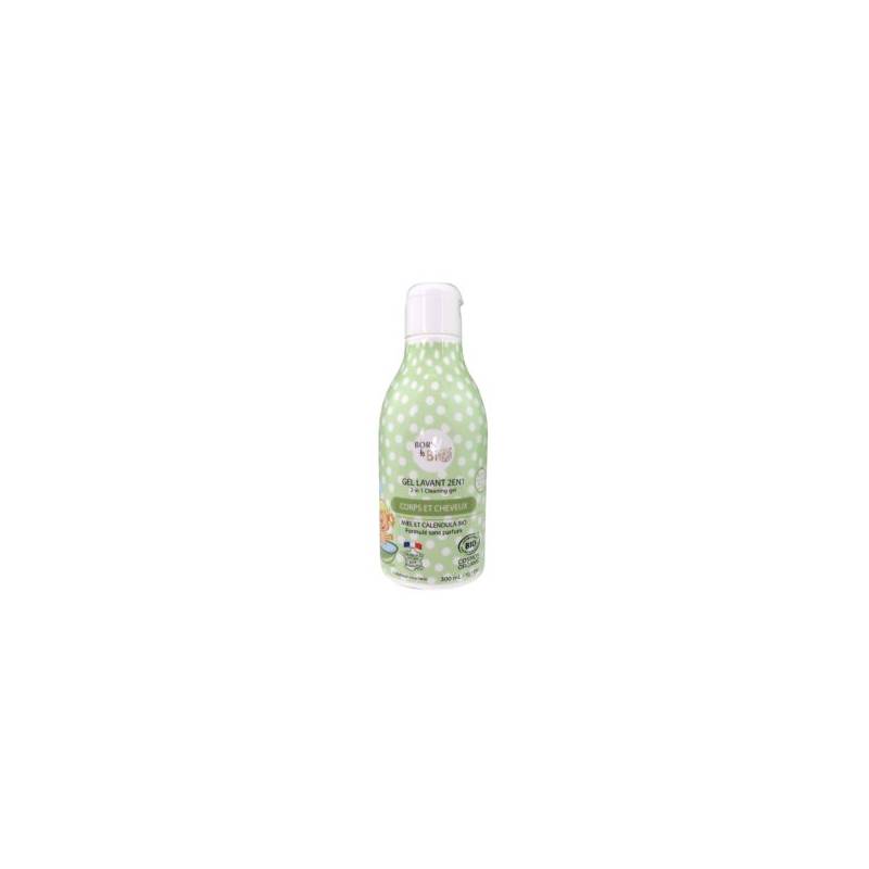 Gel de curatare bebe pentru par si corp, eco-bio, 300ml - Born to Bio