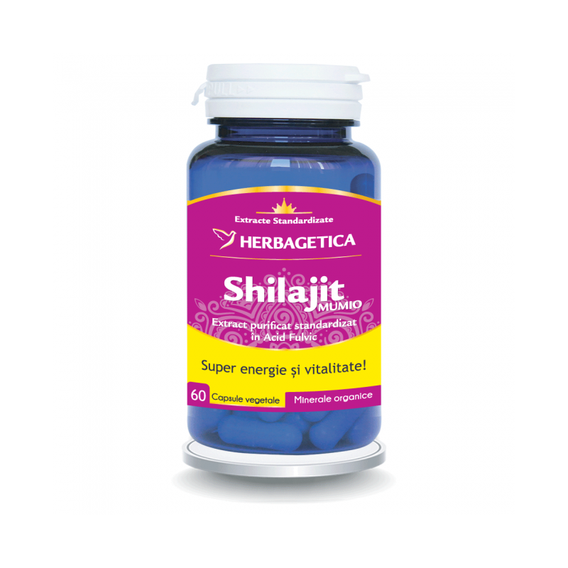 Shilajit mumio, 120cps, 60cps si 30cps - Herbagetica
