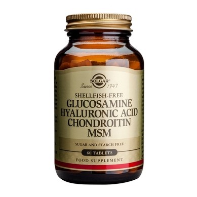 Glucosamina - Acid Hyaluronic - Chondroitina - MSM - 60tabs - SOLGAR