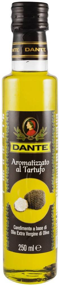 Ulei de masline extravirgin aromat cu trufe negre, 250ml - Olio Dante