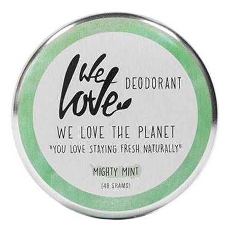 DEODORANT CREMA MIGHTY MINT, 48 g, WE LOVE THE PLANET