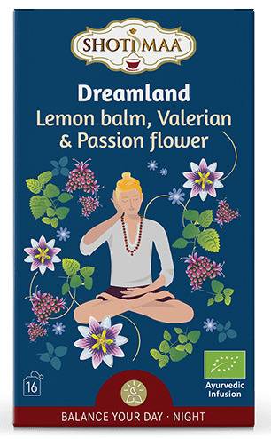 Ceai Balance Your Day Dreamland cu Roinita, valeriana si passiflora Eco-Bio 16 plicuri - Shotimaa