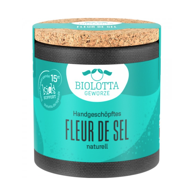 Flori de sare naturala, eco-bio, 55g - BioLotta