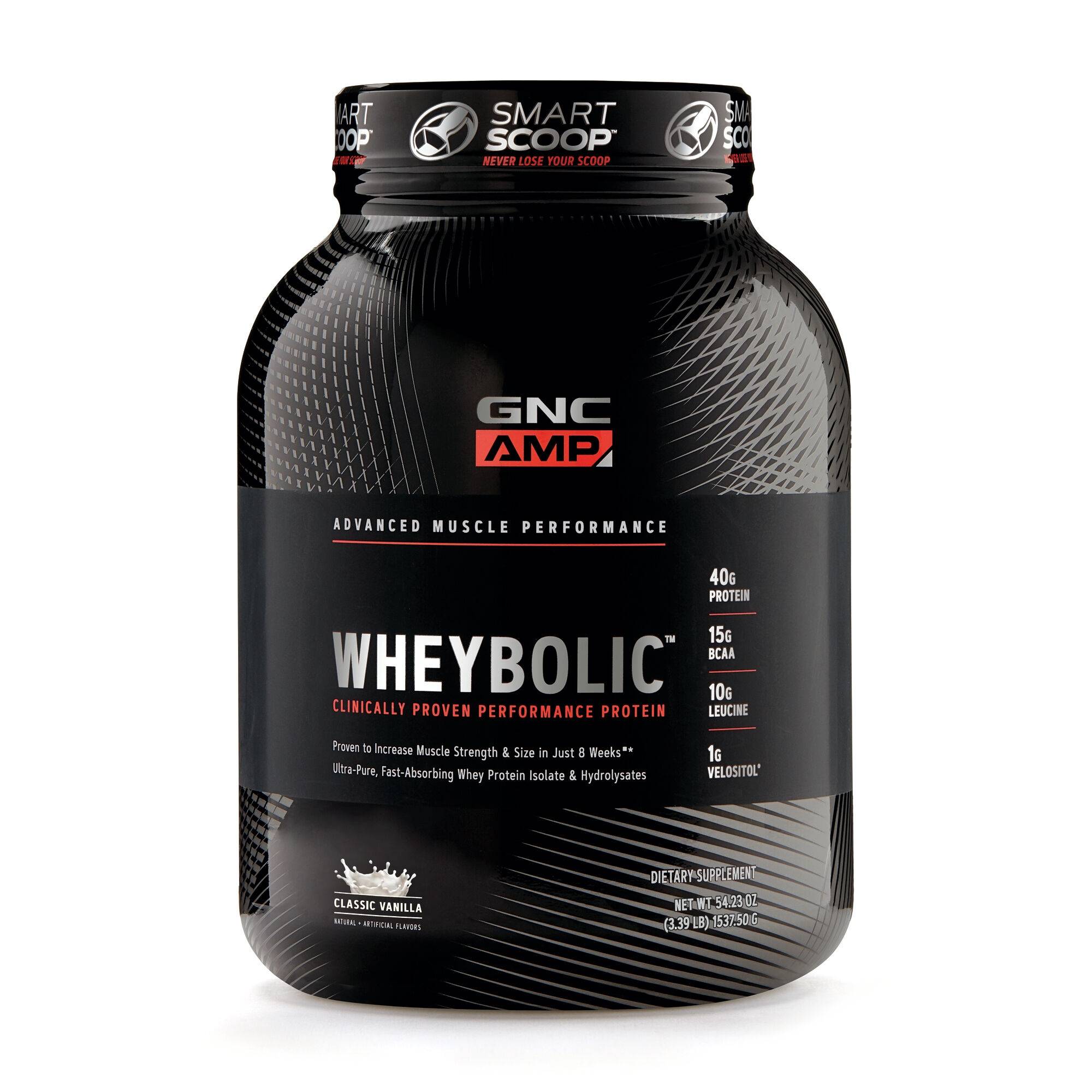 Amp Wheybolic, Proteina Din Zer, Cu Aroma De Vanilie, 1287.5g - Gnc