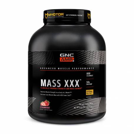 Amp Mass Xxx,  Proteina Din Zer, Cu Aroma De Capsuni, 2724g - GNC